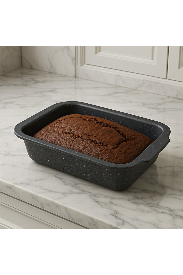 Rectangular Cake Tray Black 28cm - 1