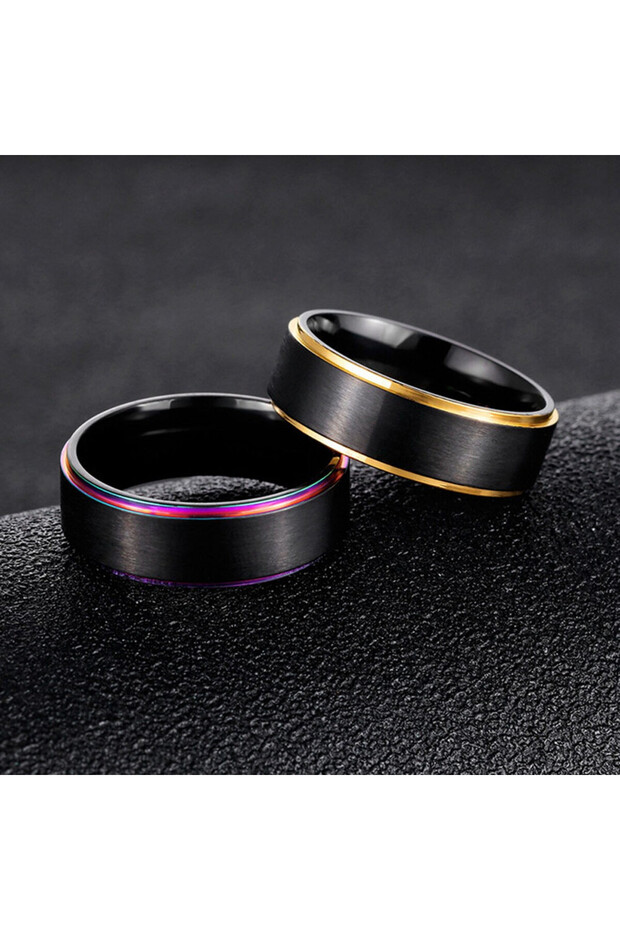 Rainbow Ring Titanium SIC MODA 4025 - 5