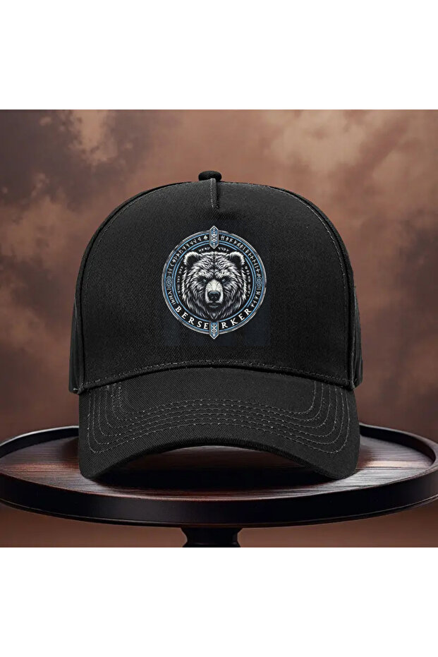 Berserker Baskılı çıt çıtlı şapka - 1
