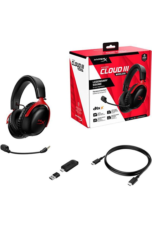 سماعة رأس هايبر اكس كلاود 3 للالعاب | HyperX Cloud III Gaming Headset - 2