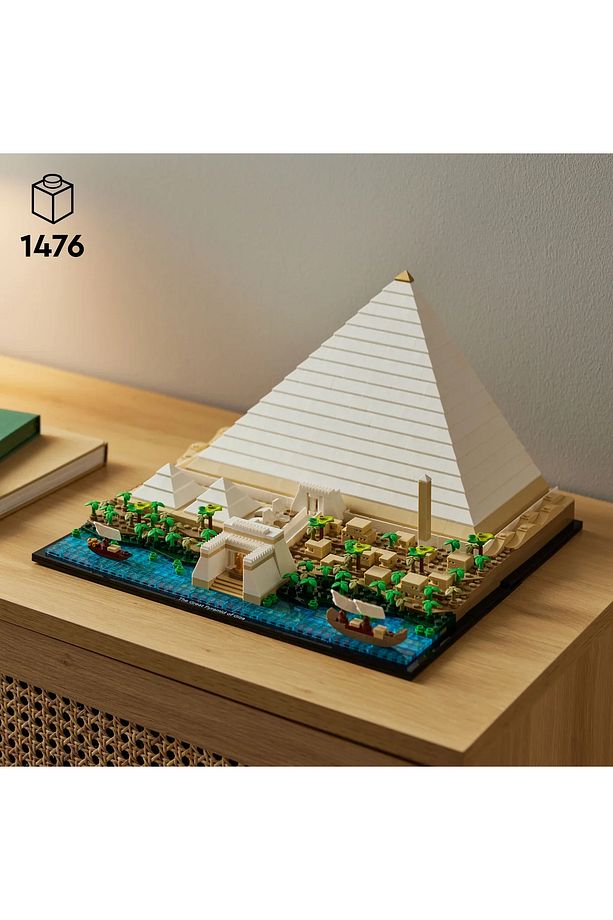 ® Architecture Keops Piramidi 21058 - 18+ Dekoratif ve Sergilenebilir Model Yapım Seti (1476 Pr) - 6