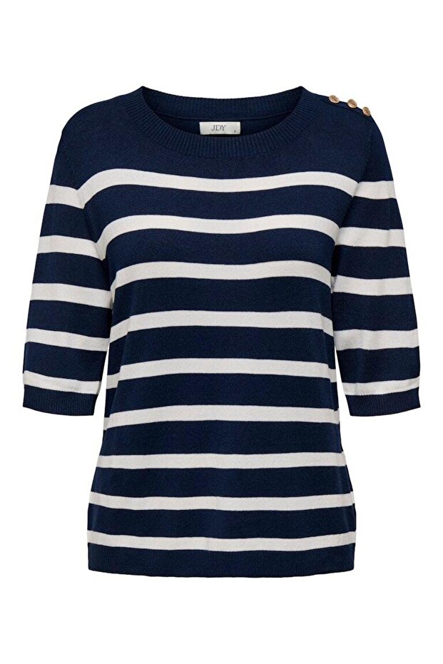 سترة JDYBASICA بأزرار وخطوط متقاطعة 2/4 - 1