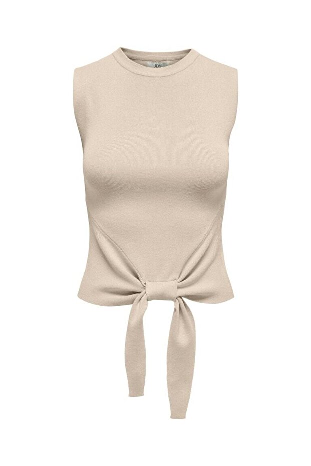 Jdycirkeline S/L O-Neck Tie Pull Knt