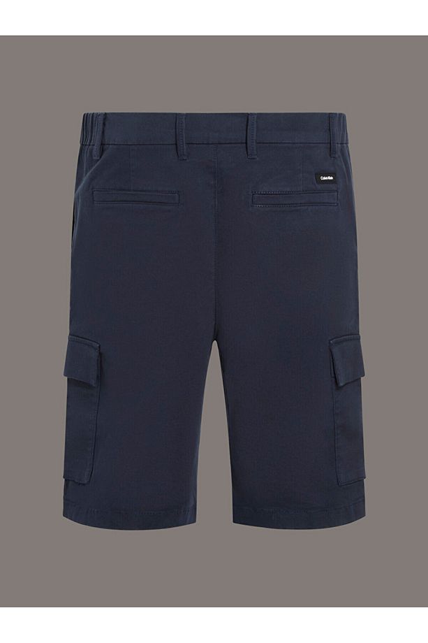 Straight Twill Cargo Shorts - 2