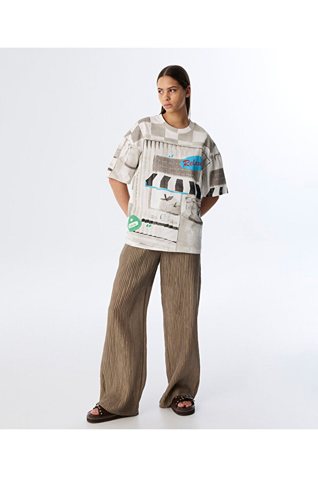 GÖRSEL BASKILI T-SHIRT - 5