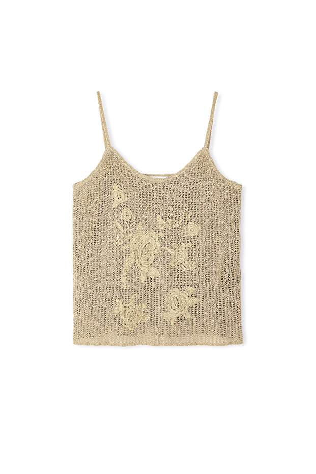 Nakışlı ve ajurlu triko - 3