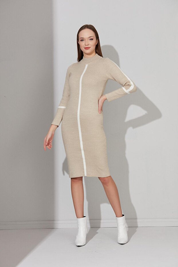 Half-Thigh Knitwear Dress (A90994-S)