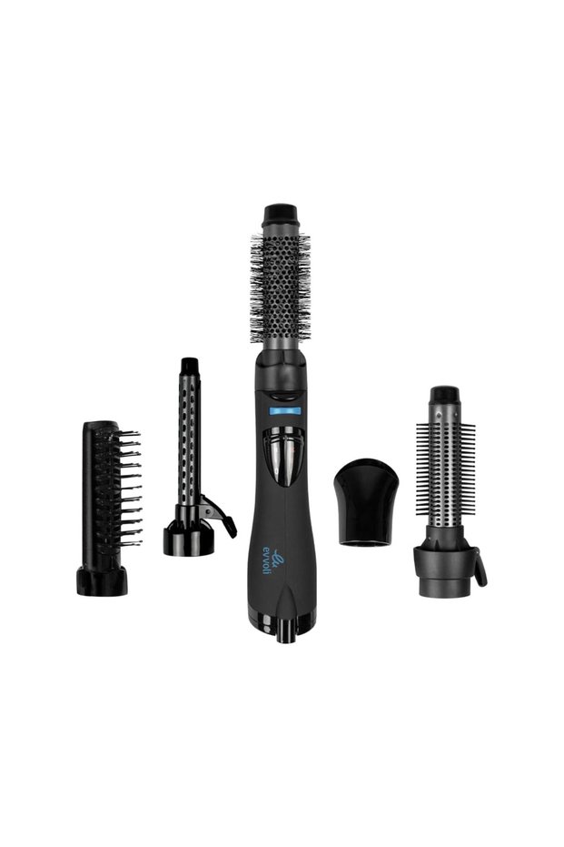 Multiple Hair Straightener Curler Brush 6In1, Cool Shot, Ions Jet, 1200W, EVHC-AS1200B