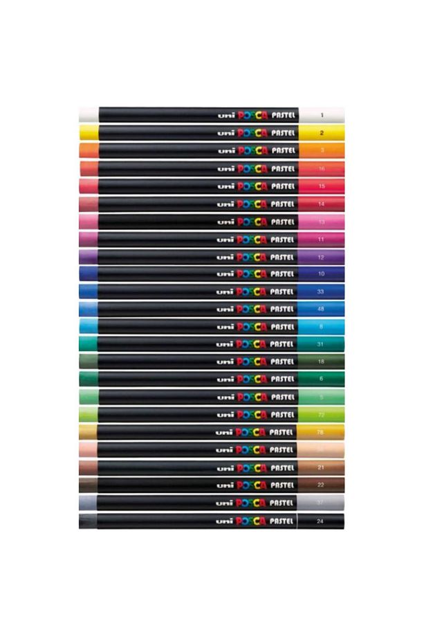 Uni-ball Posca 24 Renk Pastel Boya Kalemi Kpa-100/24c Set - 2
