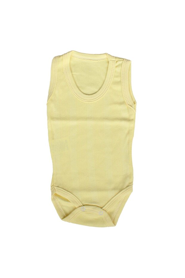Yellow Unisex Bodysuit - Wide Report and Strap