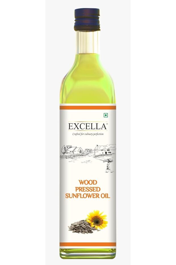 Wood Pressed Premium Virgin Sun-Ripened Sunflower Oil (1L)