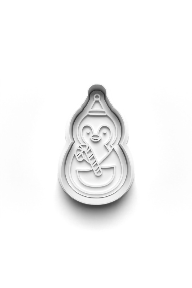 Christmas New Year Penguins Cooky Cutter and Stamper 3D-0716_4