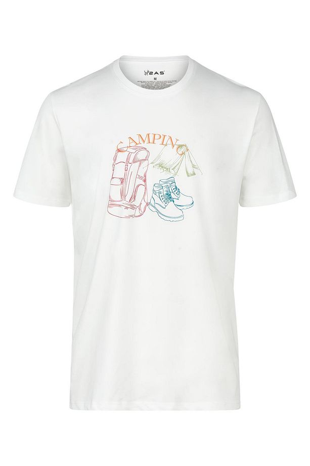 Alex Baskılı Erkek Sıfır Yaka T-Shirt - 1