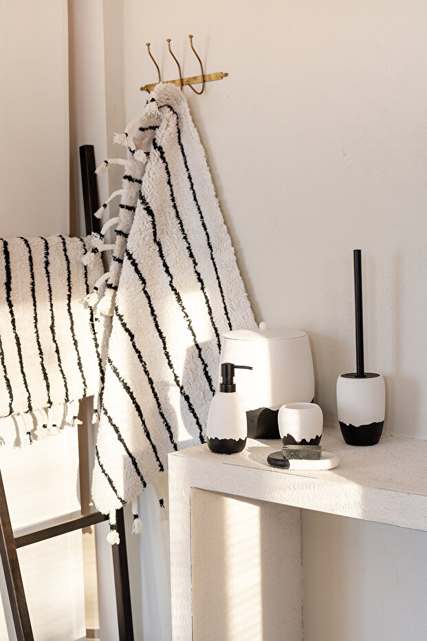 Shadow 5 Parça Banyo Aksesuar Seti Siyah - 3