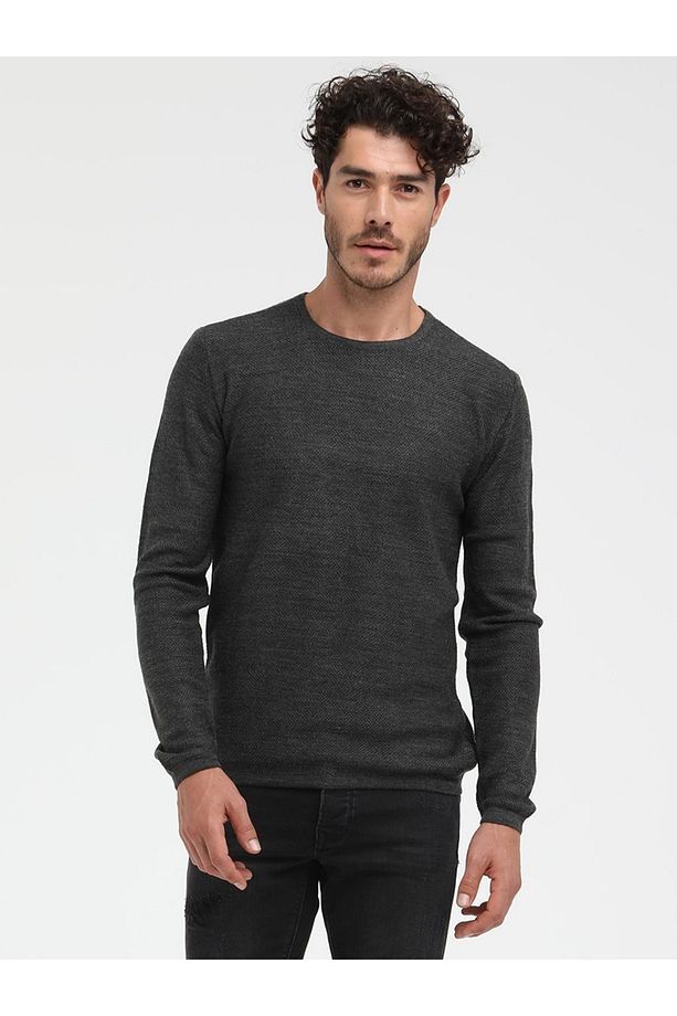 Slim Fit Erkek Kazak - 1