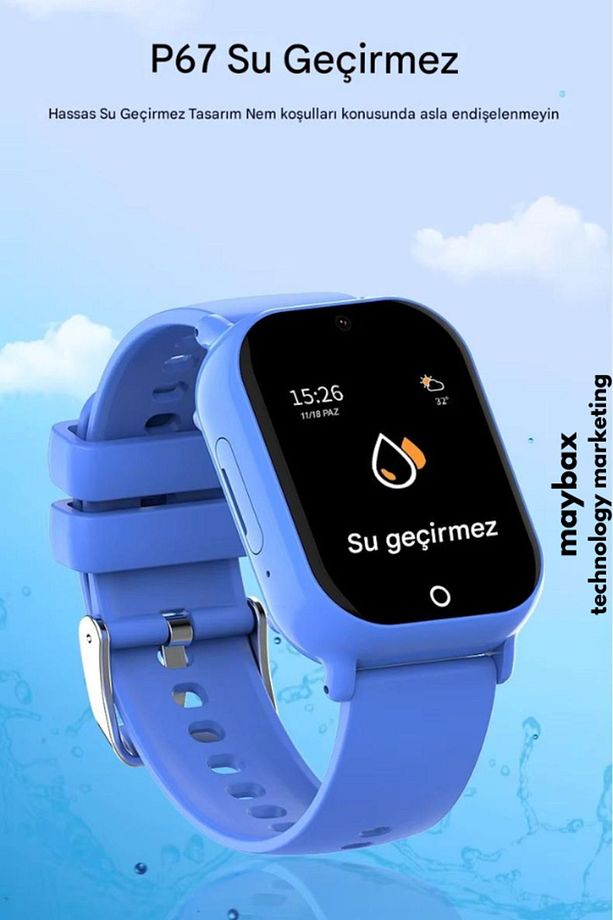 Sim Kartlı Wonlex Akıllı Çocuk Saati Sesli-Görüntülü Gürüşme GPS Konum Takip BTK Kayıtlı - 2