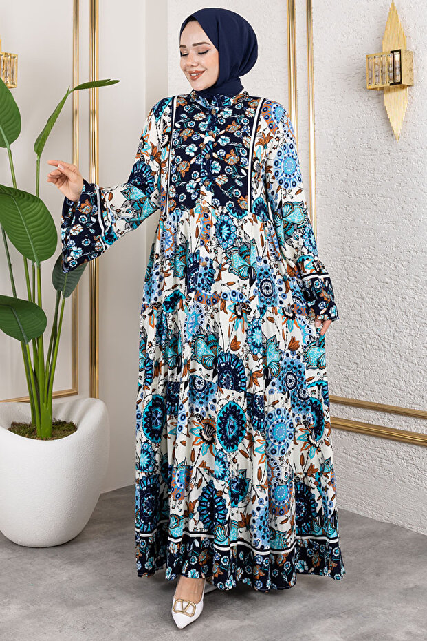 Geniş Kol Elbise - 2