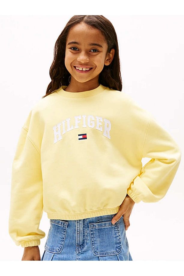 Kız Çocuk Th Varsity Sweatshirt - Sarı - 1