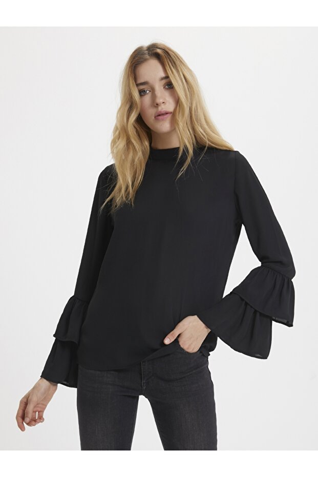 Regular Fit Kadın Bluz U.kol - 4