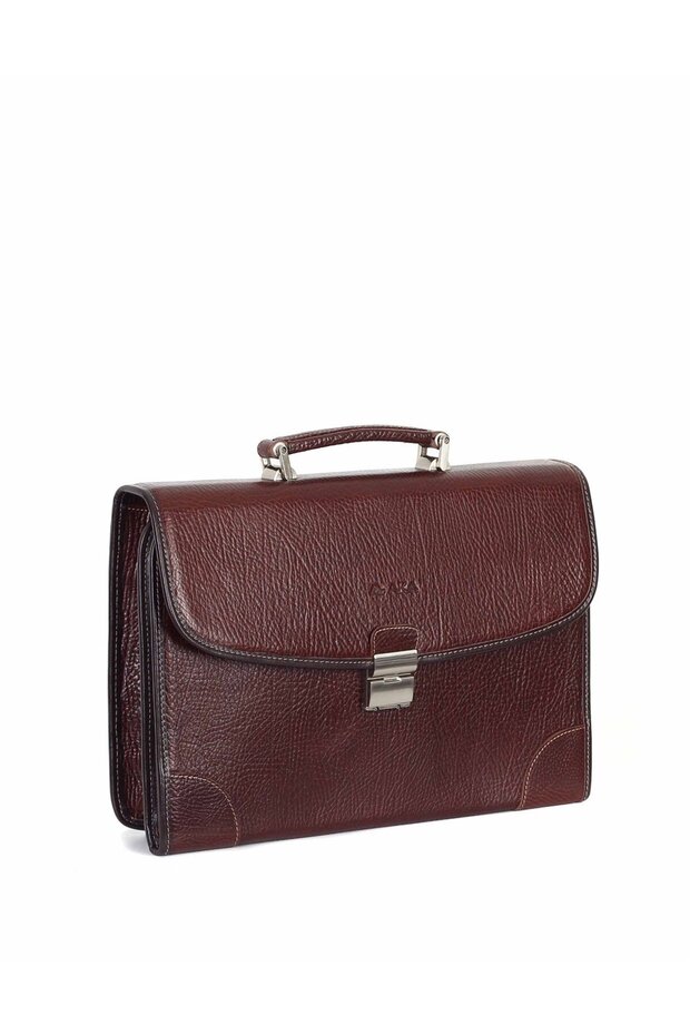 Leather Brown Briefcase 255 61