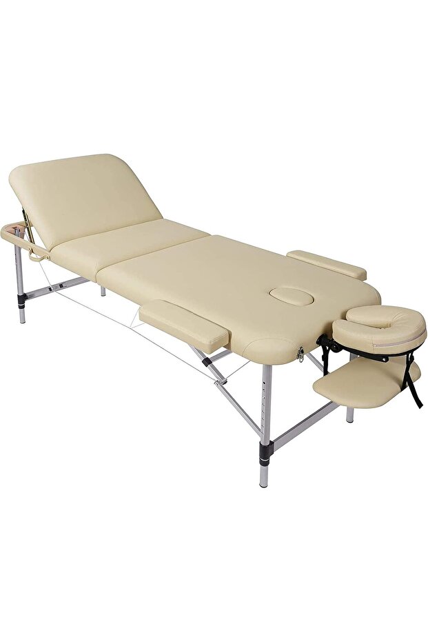 Aluminum Feet Premium PU Leather High Density Multi-Layer Foam Massage Foldable Table