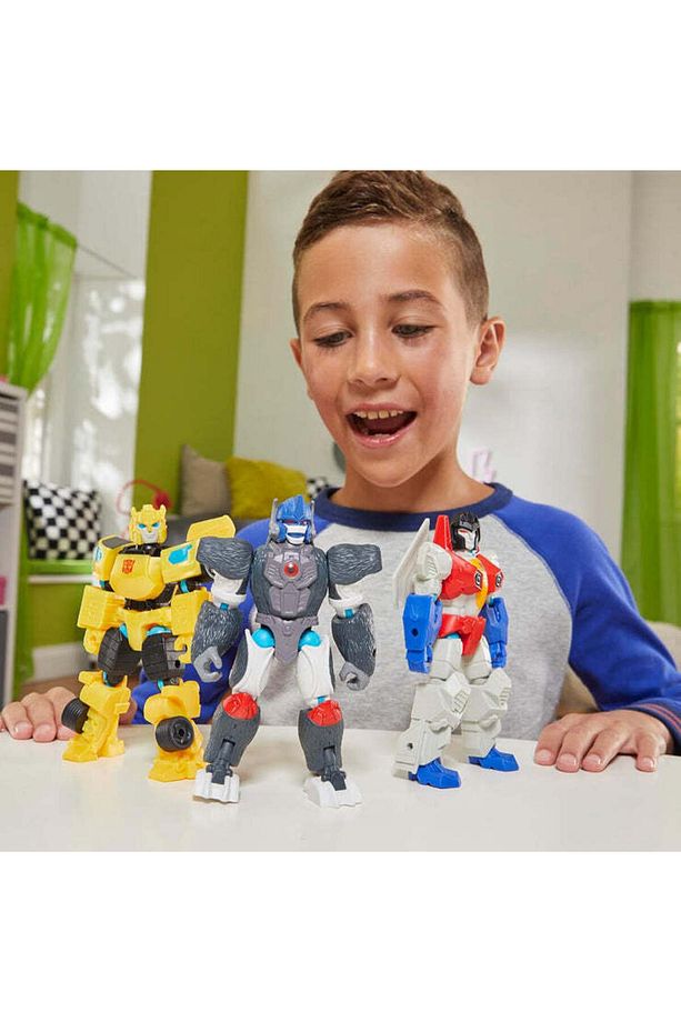 Transformers Mix Mashers Bumblebee Figür – Parçalanabilir ve Karıştırılabilir Robot Oyuncak - 7