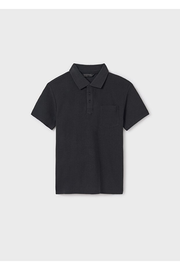 Boy's Polo Neck T-Shirt Anthracite 6128