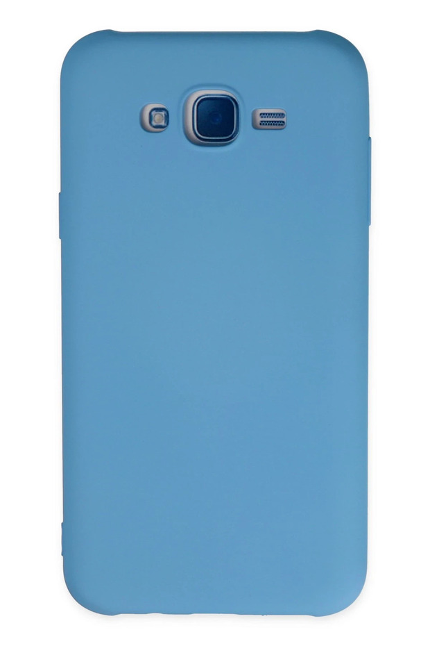 Galaxy J7 Compatible Case Nano Inside Velvet Silicone - Blue Zngzr