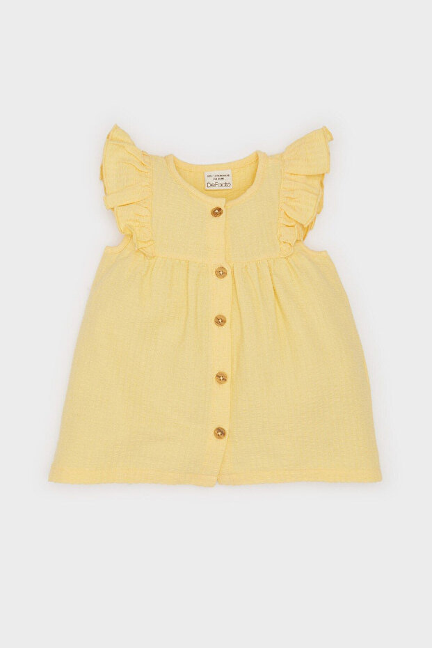 Children's Short Sleeve Shirt C5972A5 Yellow