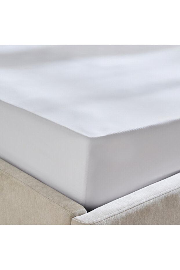 Derby Solid Microfiber Single Fitted Sheet 90x190+20 cm - 3