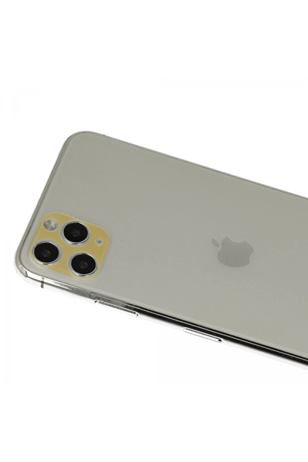 زجاج حماية لعدسة الكاميرا من MSA لهاتف iPhone 11 Pro Max - ذهبي