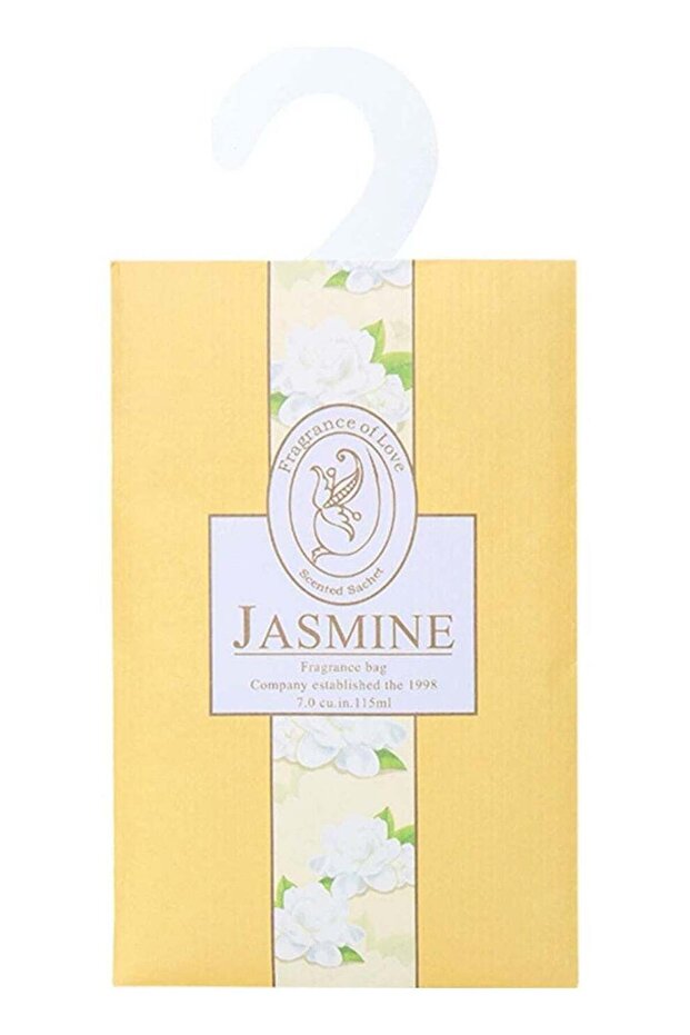 Jasmine Scented Sachets with Hanging Hook Natural Scented Bags Wardrobe Fresheners for Wardrobe Clos