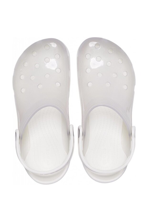 classic translucent clog - white - 3