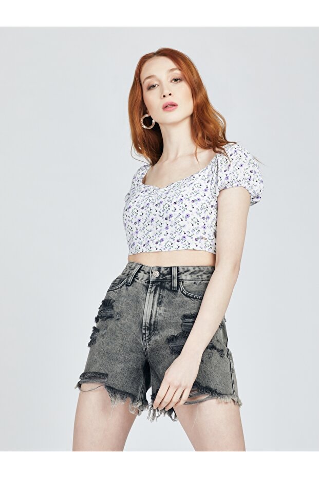 Regular Fit Kadın Şort - 5