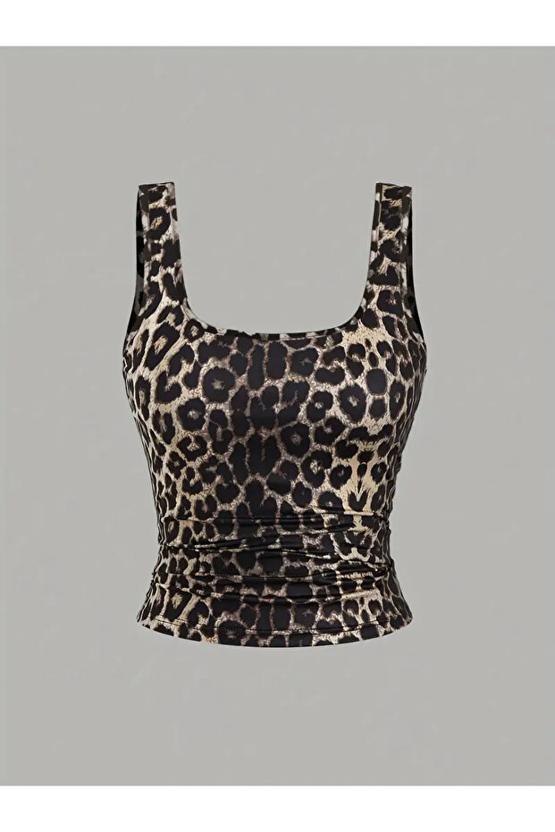 Kadın 3'lü Likralı Basic Bluz - 4