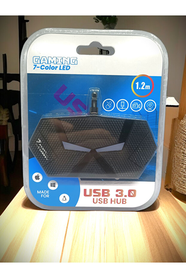 Gaming Hub 7 Port USB 3.0 Çoğaltıcı 7 Ledli 1.2 Metre hdx7038- 1 adet - 2