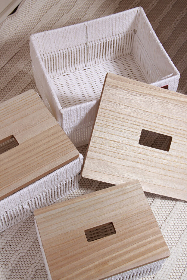 Multi-purpose storage basket set - 4