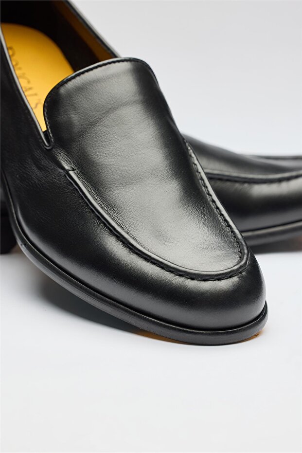 Siyah Kösele Deri Laofer - 3