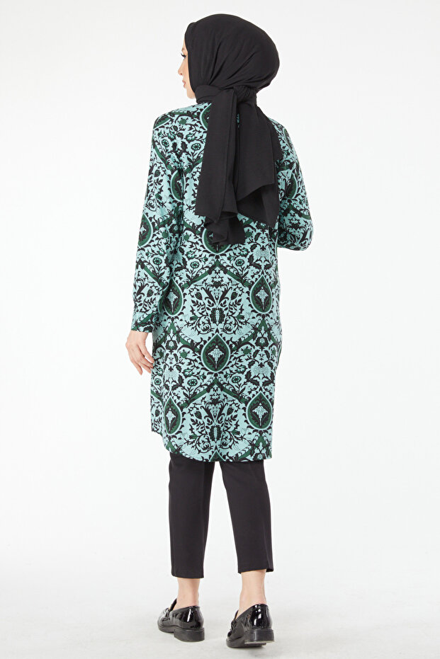 Patterned Tunic Mint - 24502 - 5