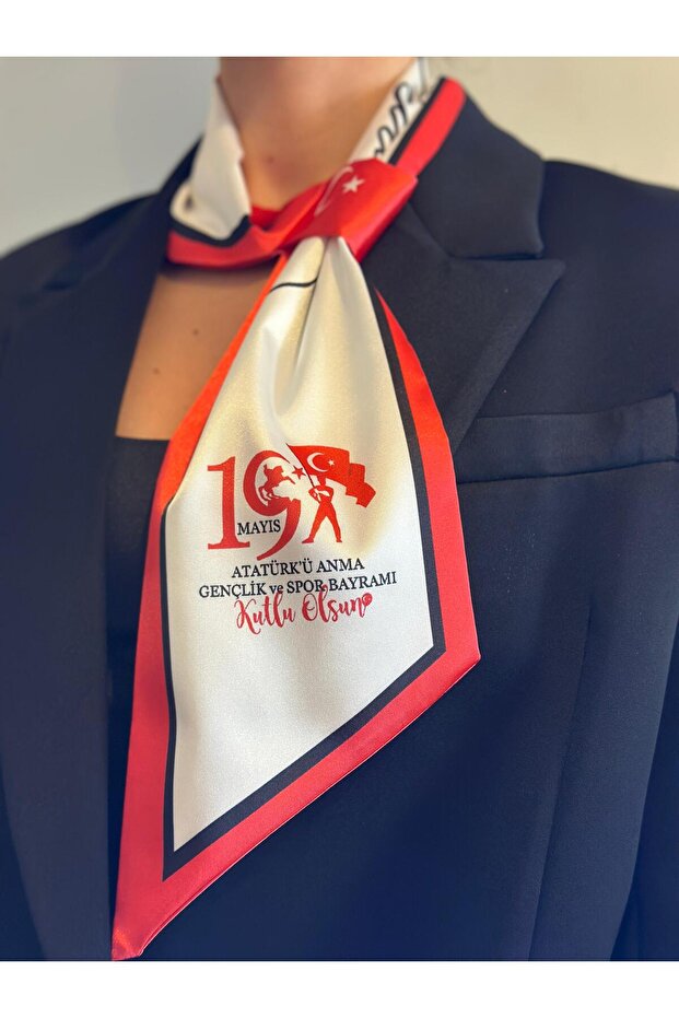 19 May Special Patterned Tie Scarf - 1