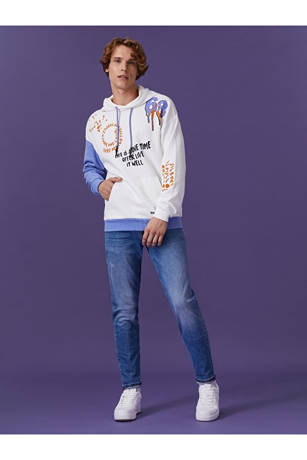 Oversize Fit Erkek Sweatshirt - 2