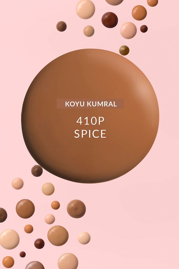 Make Up + Care 3!ü 1 Arada Mat Serum Fondöten 30ml - 410P Spice - 2