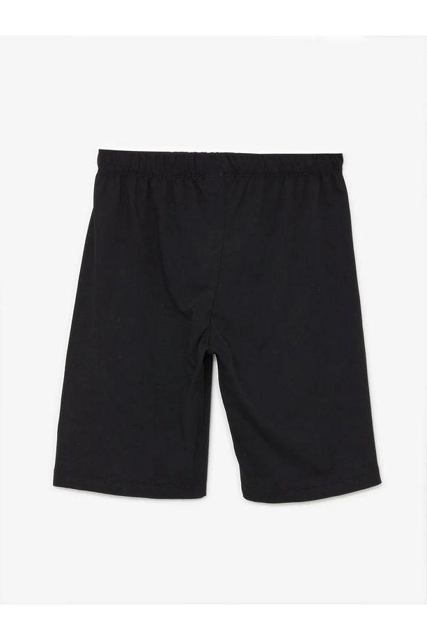 LCW Kids Beli Lastikli 1903 Beşiktaş Baskılı Erkek Çocuk Pijama Şort 2'li - 4