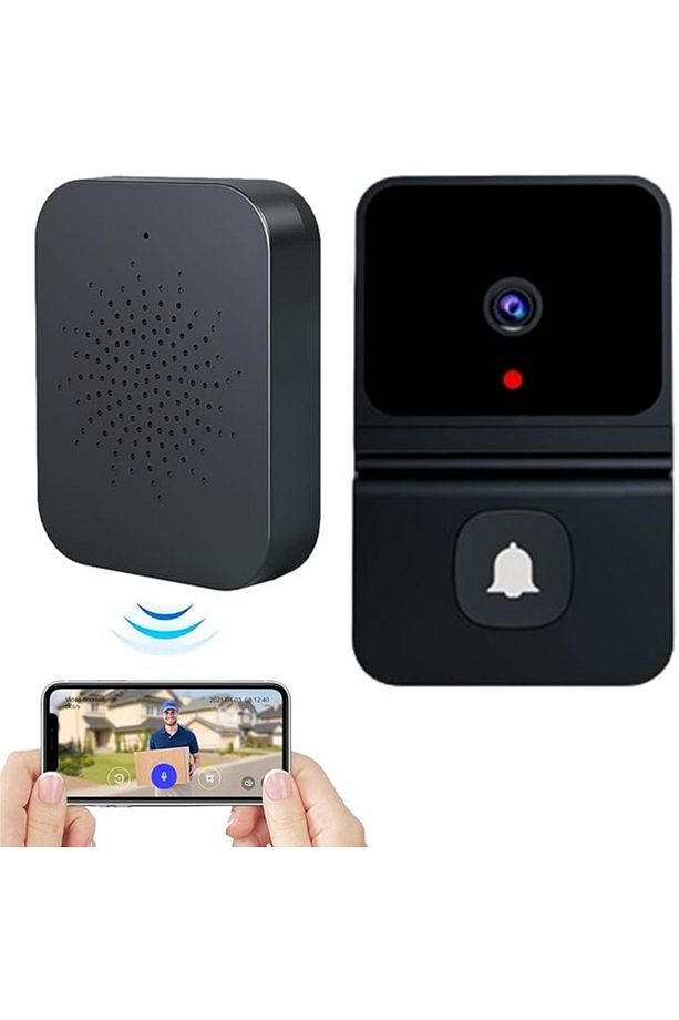Görüntülü Wi-Fi Kapı Zili – Kolay Kurulum, Uzaktan Konuşma, Gece Görüşü, HD Kayıt - 2