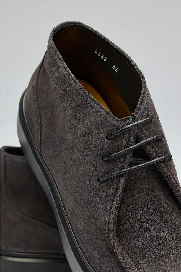 Antrasit Gri Chukka Süet Bot - 4