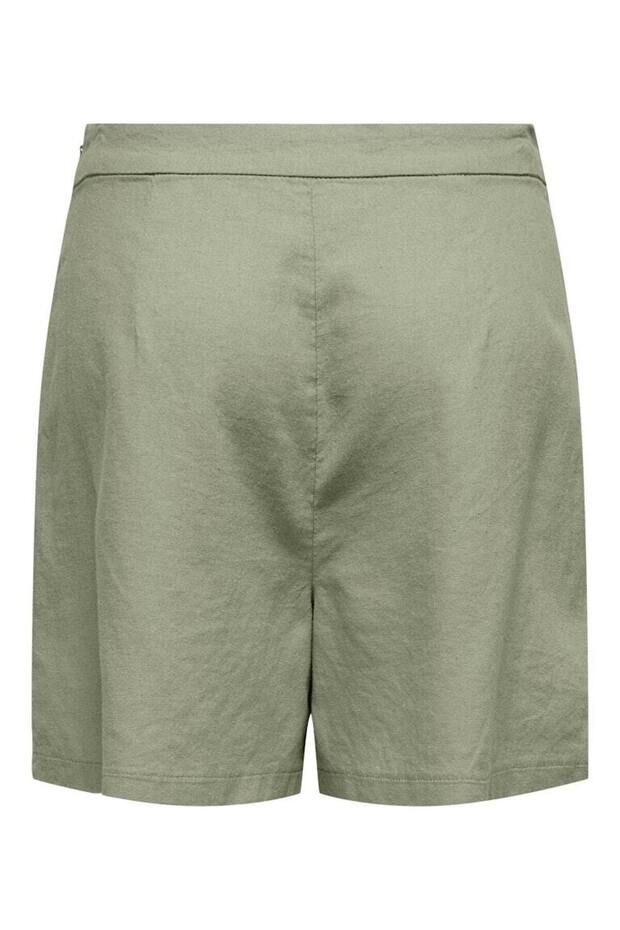 Onlcaro Hw Linen Bl Pleat Shorts Cc Pnt 15338728