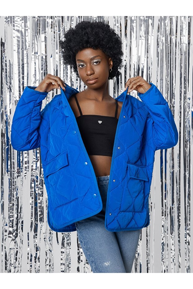 Oversize Kadın Mont - 1