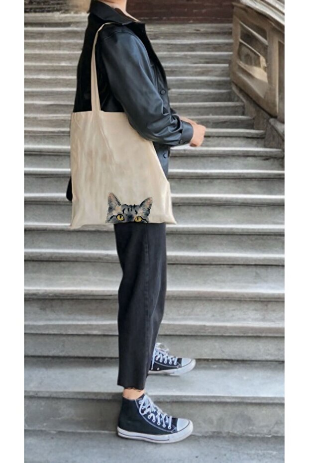 Tabby Cat Bez Çanta - 1