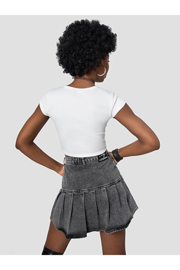 Crop Kadın Tshirt K.kol - 4