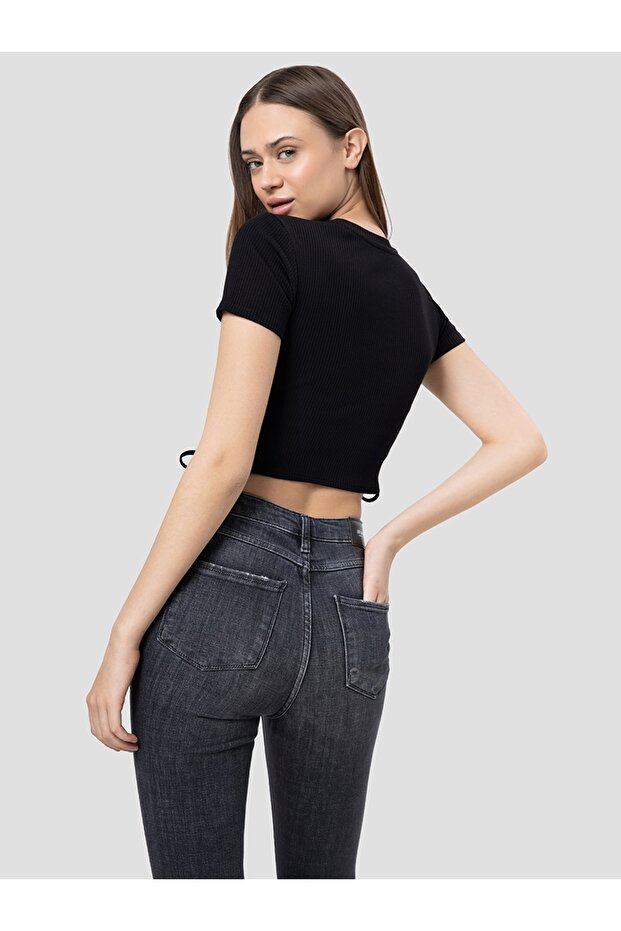 Crop Kadın Tshirt K.kol - 3